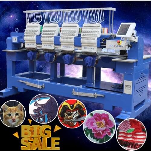 New technology automatic tajima type 4 heads embroidery machine high speed computer embrodiery machine for cap hat t-shirt