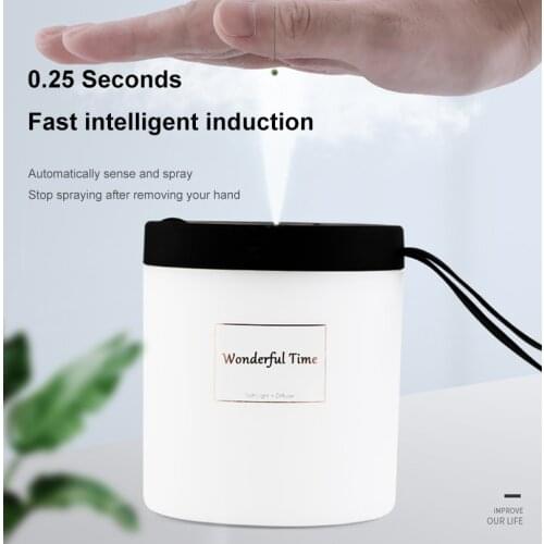 Car 280MLAir Humidifier Intelligent Induction Spray Portable Soap Dispenser Alcohol Disinfector Car Home Humidifier Accessory