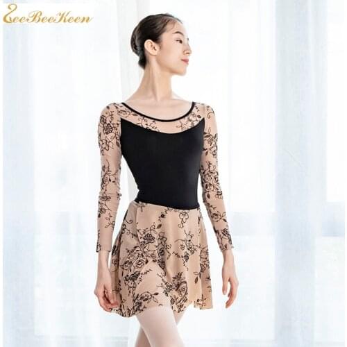 Ballet training suit gymnastics leotard adult ballet skirt suit basic practice bodysuit Ballerina professional ballet costumes
