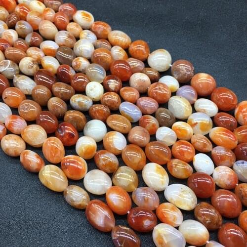 10-12mm 14-16mm 18-22mm Pick Size Natural Red Persian Gulf Agates Stone Beads For Jewelry Making Loose Natural Agat Stone Beads