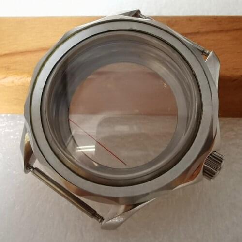 41mm Stainless Steel Watch Case Fit NH35 nh36 Automatic Movement mens watches c2