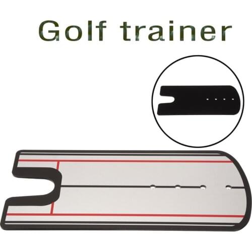 Golf Putting Eyeline Alignment Mirror Training Aid Putter Swing Trainer Practice Putting Mirror For Posture Correct 140X300mm