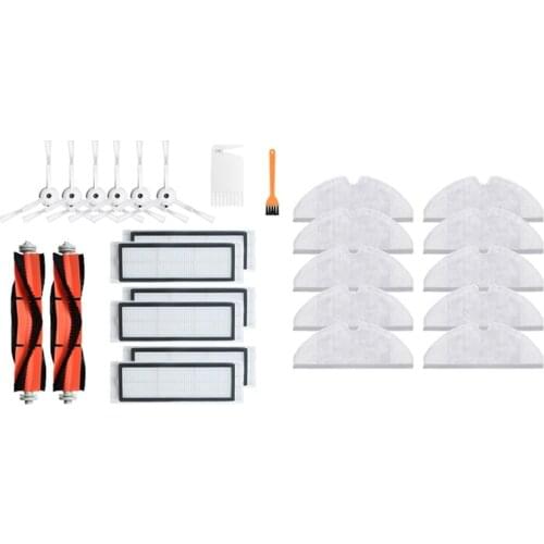 For Xiaomi Roborock S50 S51 S55 S5 S6 Generation 2 Mop Cloths & for Roborock S6 MAXV S6 PURE S6 S5 Brush Filter Kits