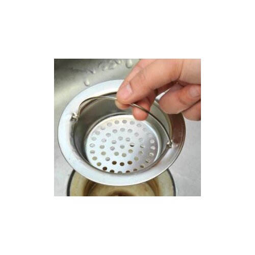 Kitchen Waste Stainless Steel Basket Stopper Sink Drain Strainer Holder Stainless Steel Filter For Pool