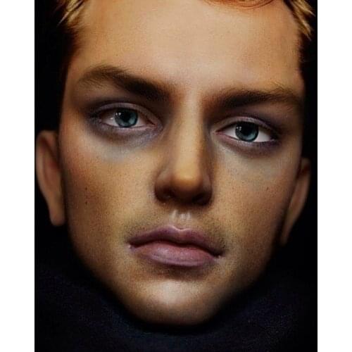 Bjd doll head realistic real human face makeup fee accept custom customization MONA Jenny cosmetic agent top art high art