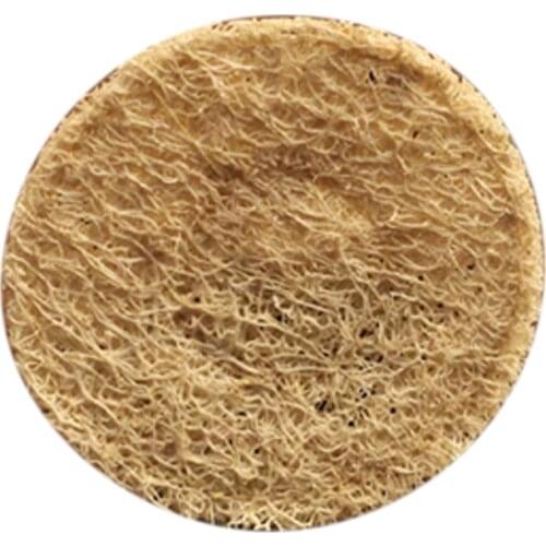 Kitchen Dinning Natural Loofah Round Cup Coasters Teapot Place Mat Cup Pad