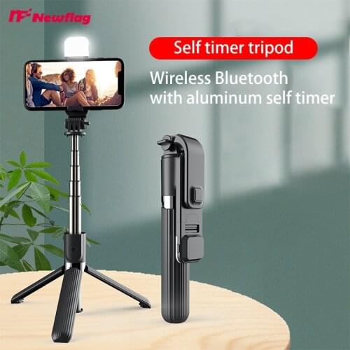 L03s:Extensible Foldable Equipped With LED Fill Light, Monopod Tripod for Phone Selfie Stick,Suitable for Android IOS Smartphone