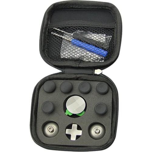 For Xbox One Elite Gamepad Replace D-pad Key Repair Part Kit Multi Color Full Set Joystick Caps For Elite Controller With Tool