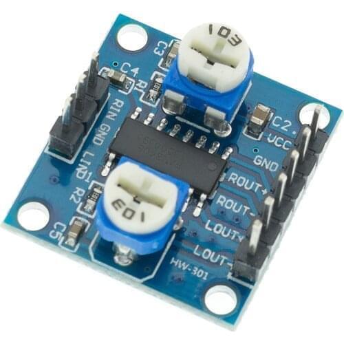 D72 1pcs PAM8406 Digital Amplifier Board With Volume Potentiometer 5Wx2 Stereo M70