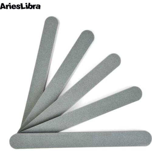 AriesLibra 1pc Nail Art Files Green Double Sides Washable UV Gel Sanding Buffer Nail Polishing Strip Manicure Nail Art Tool
