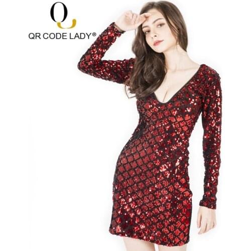 QR CODE LADY Fashionable Dresses In A Cage