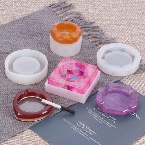 Silicone Mold Ashtray Decoration Mold DIY Special Craft Supplies for Table Home Decoration