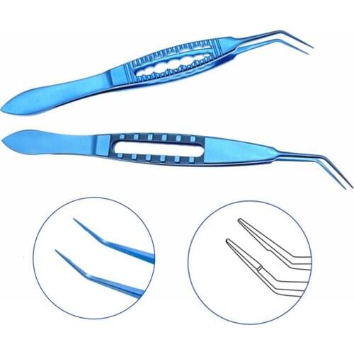 Titanium Tying Forceps Ophthalmic Forcep Tying Toothless tweezers ophthalmic surgical instrument