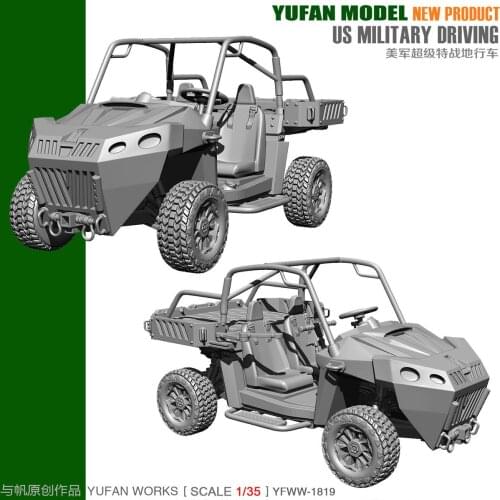 Yufan Model 1/35 Resin Vehicle For Us Terrain Vehicle Model Kit YFWW35-1819