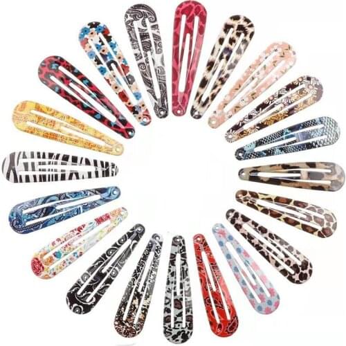 2pcs Hairpins Hair Clips for The Women Hair Barrettes Pins Metal Hairgrip Colorful Snap Alligator Hair Clip Women Accessories