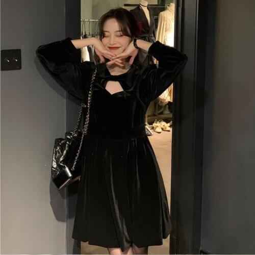 Women Dresses 2021 Spring and Autumn Hepburn Dress Vestido De Mujer Femme Robe