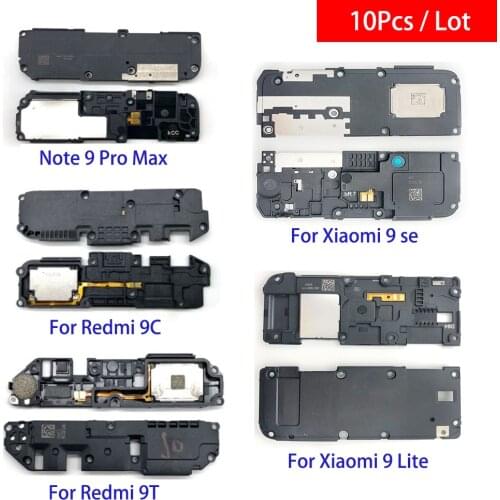 10Pcs Loud Speaker Buzzer Ringer Replacement Accessories Parts For xiaomi Redmi 9 9C 9T Note 9 pro Max se