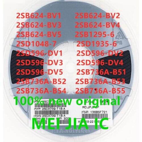 100PCS 2SB624 2SB1295 2SD1048 2SD1935 2SD596 2SB736A 2SB624-BV5 2SB1295-6 2SD1048-7 2SD1935-6 2SD596-DV1 2SD596-DV2 2SB736A-B53