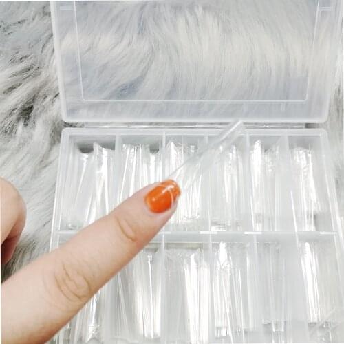 3.5-4.3CM Extra-L C-Curve Nails False Coffin Ongles Half 240pcs/box Ballerina Faux Art Professional Press on Nail FakeTips 0-11