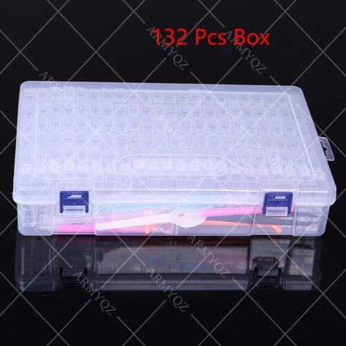 132pcs Diamond Painting Tools Storage Box Rhinestone Mosaic Container box diamond painting accessories Accessory Pen