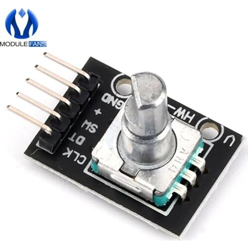 5PCS 5P KY-040 360 Degrees Rotary Encoder Module Board For Arduino Compatible Brick Sensor Module Switch Development 5PIN 5 PIN