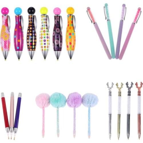 Diamond Embroidery Accessories Diamond Painting Cross Stitch Tool Kits Cute Point Drill Pen Offer Pen Diamond Painting Tool