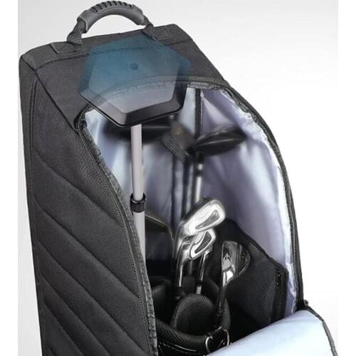 Aluminum Golf Club Travel Cover, Adjustable Golf Travel Cover Bag Supports Pole Stick Portable Rod