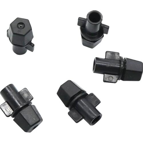 360 degree Automatic Atomizing Nozzles Garden Watering Irrigation Greenhouse Garden Cooling Sprinkler 200 Pcs