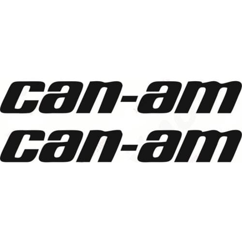 Car sticker 2pcs/lot PVC can-am canam sticker pro bikerecycle bike activity Window BODY Accessories Auto decoration12*2cm