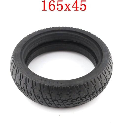 Free Shipping 165x45 tyre 6.5 inch Solid Tire tyre Hoverboard Self Balancing Electric Scooter has grooves