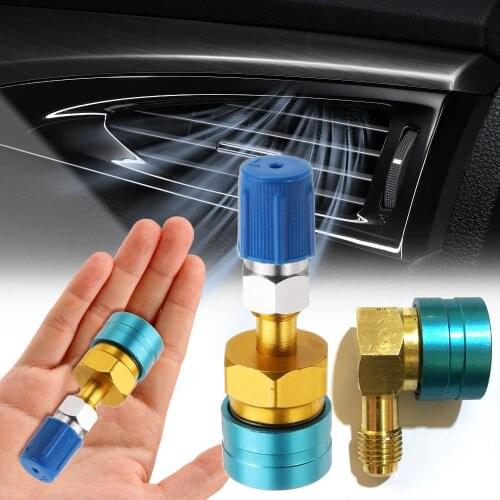 R1234YF to R134A Low Side Quick Coupler Hose Adapter Quick Fitting Coupler Connector For Car Air-conditioning Fitting Drop Ship