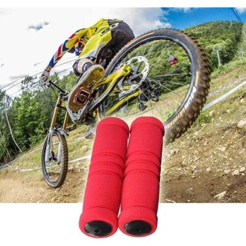 1Pair Bicycle Bike Handlebar Cover Bicycle Sponge Handle Sweat-absorbent S6z0 Handlebar Bicycle Cover Soft