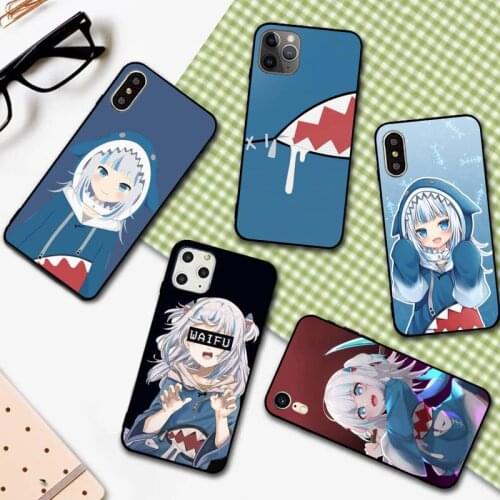 YNDFCNB anime Hololive Usada Pekora gawr gura Phone Case for iPhone 11 12 pro XS MAX 8 7 6 6S Plus X 5S SE 2020 XR cover