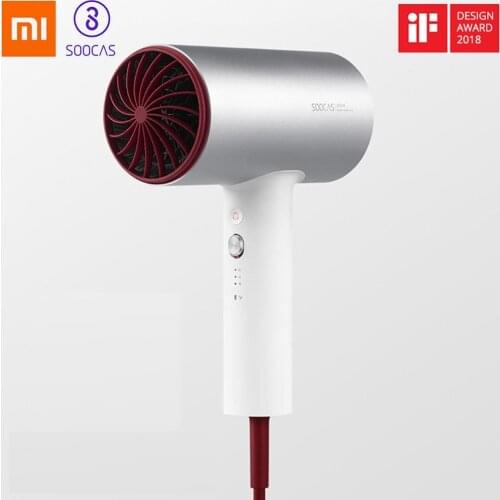 SOOCAS H5 Negative Ion Hair Dryer 1800W Professional Blow Dryer Aluminum Alloy Powerful Electric Dryer EU Plug