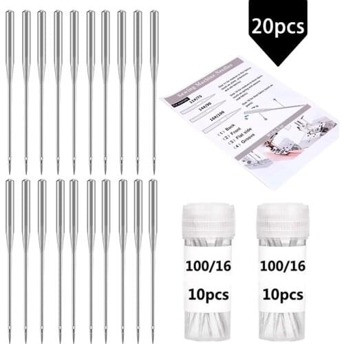 LMDZ Packing Sewing Accessories For All Domestic Machine Household Universal Silver Sewing Machine NeedlesDIY Sewing Accessories