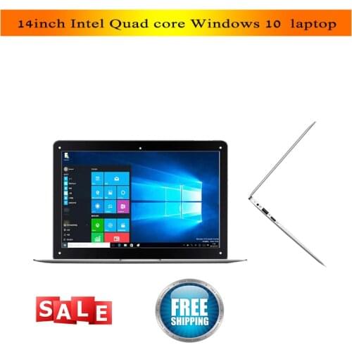 14inch cheap laptop Atom X5 Z8350 Quad core processor 2GB/4G 32GB/64G EMMC bluetooth camera HDMI WIFI windows 10 netbook