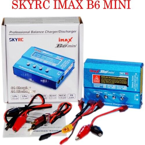 Original SKYRC IMAX B6 Mini 60W Balance Charger Discharger with Power Supply for LiPo Li-ion LiFe Nimh Nicd Battery