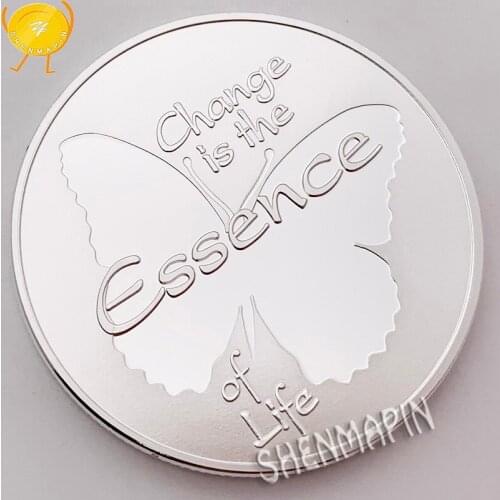 Morpho Helena Commemorative Coins Morpho Helena Butterfly is the Most Beautiful Butterfly in the World Animal Art Challenge Coin