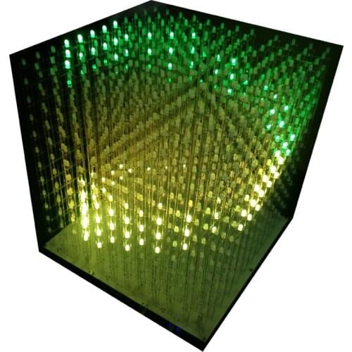 3D12 RGB121212 full-color cubic led cubic DIY kit semi-finished products without shell 12*12*12 Glasses-free 3D