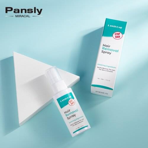 Natural Permanent Painless Hair Removal Spray Stop Hair Growth Inhibitor Shrink Pores Skin Smooth Repair Essence