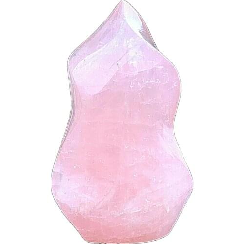 Natural pink crystal torch quartz crystal free form mineral specimen