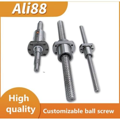Ball Screw SFU2005 SFU2004 /2010 L1700mm + Ballnut C7 Ball Screw RM 2005 BKBF15 standard end machined CNC