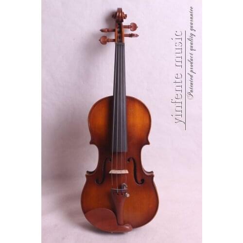 Solid wood violin Finished Spruce top maple back Antique Color 4/4 -1/8