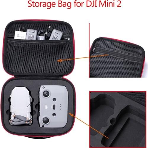 Carrying Bag for DJI Mavic Mini 2 Drone Storage Bag Clutch Bag Mini Portable Shock Protection Dust-proof Handbag Accessory