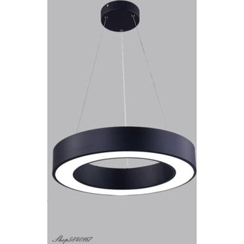 LED Rings Chandelier Lighting Modern Ceiling Chandeliers Light Lamps Living Room Decoration Dining Room Suspension Hanging Lamp
