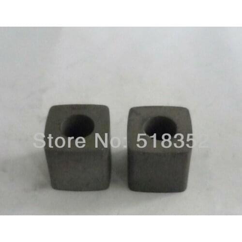 12x12x12*ID6mm YG8 Tungsten Steel Power Feed Contact with 6mm Hole for Wire Cut EDM Parts