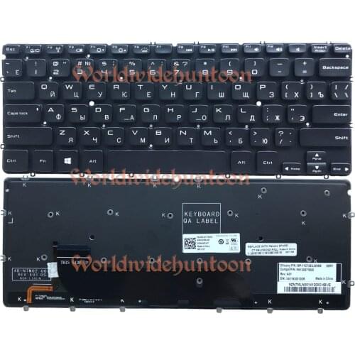 High quality Reboto Original Russian keyboard for Dell XPS L321X L322X Laptop Keyboard CN-08FJXT RU Layout Backlit without Frame