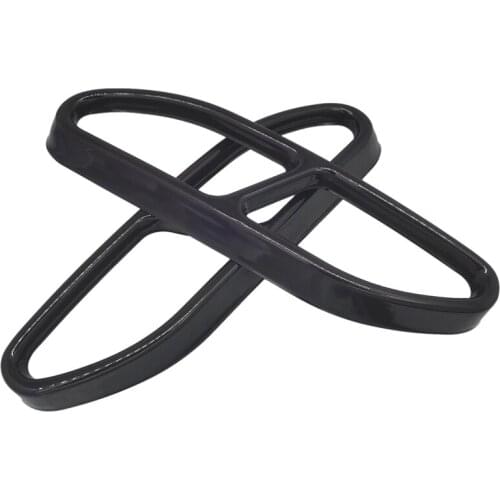 Rear Exhaust Muffler Pipe Cover Trim Stainless Steel Tail Throat Frame for Benz S Class W221 W222 C217 2018-2021