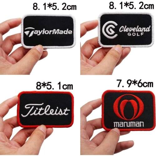 Titlest golf Patch embroidered iron on stickers mini applique military custom DIY patches for caps t-shirt clothing decoration