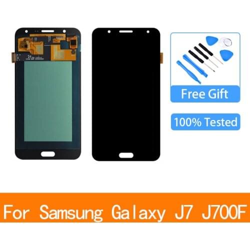 Super AMOLED For Samsung Galaxy J7 2015 J700 J700F J700H J700M LCD Display Touch Screen Digitizer Assembly